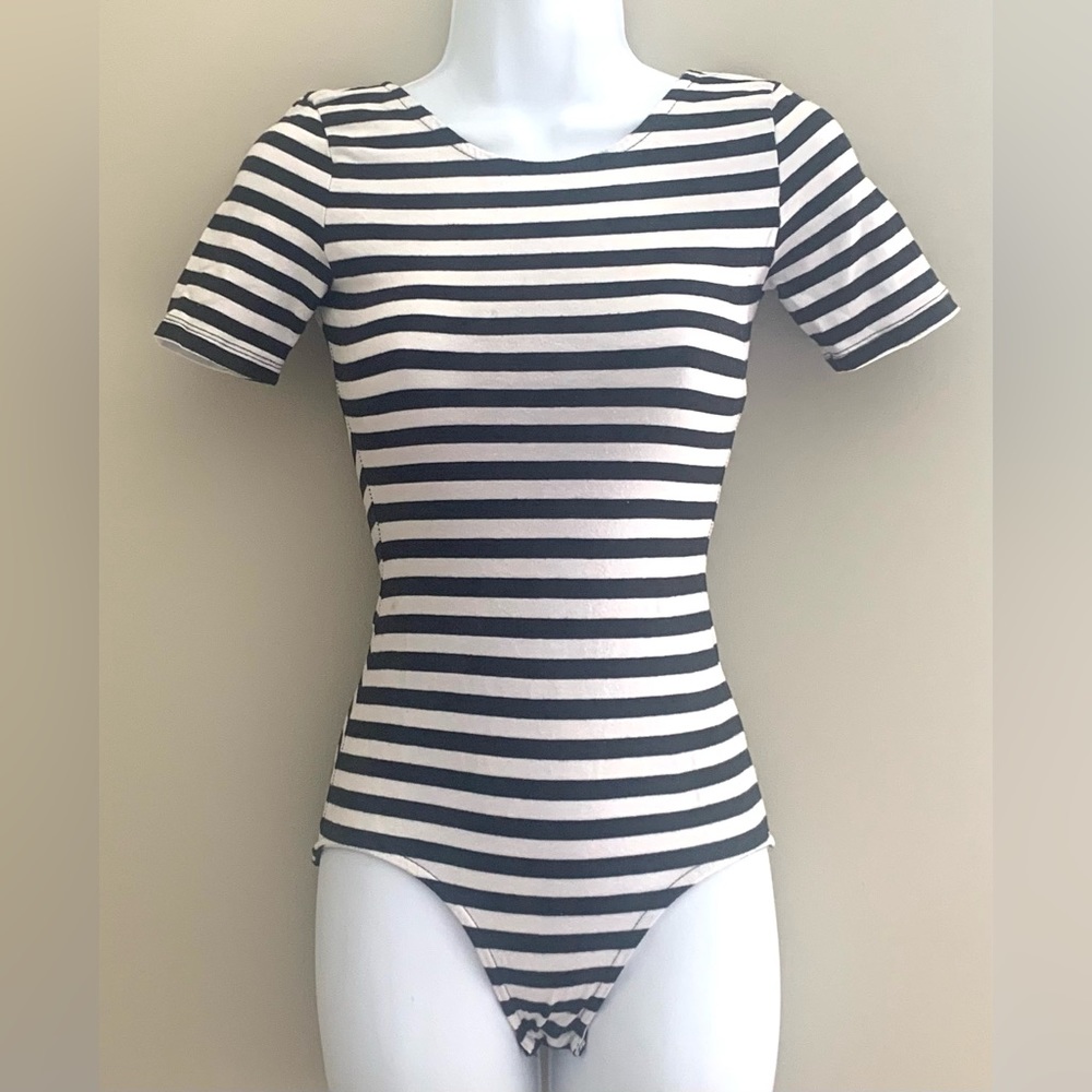 H&M Divided  Striped Effect Bodysuit
